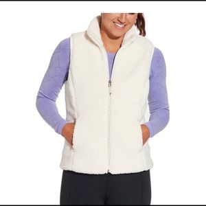 Women’s Calia Sherpa vest - cream